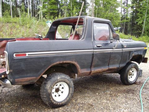 1978 Ford Bronco - first bath