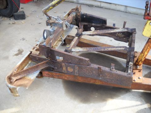 1954 Ford F-100 - Here's the left overs. I'm going to be pulling the hitch off. I plan to use that on the 54 with a little bit of fab work.