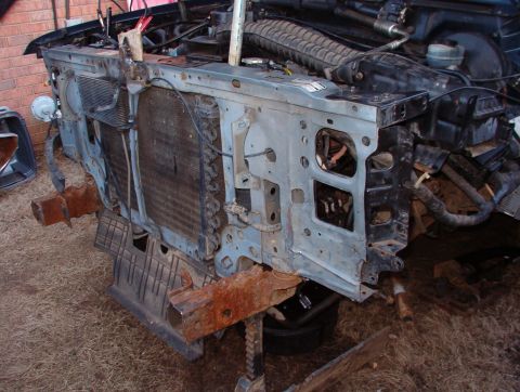 1993 Ford Bronco - It took a few hours with some big pry bars & wood blocks, but it came out pretty good.
