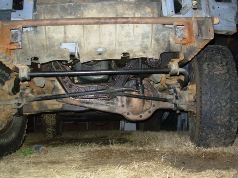 1993 Ford Bronco - After a few hours (just before the rain), I got it back on 4 wheels. If the battery wasn't ruined, it'd be driveable.