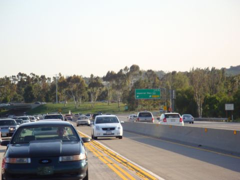 1995 Ford Taurus - A 1995 Ford Taurus is seen in heavy traffic on a sunny day.