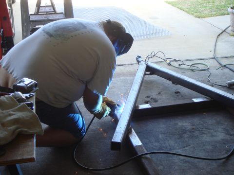 1992 Ford Bronco - Ben welds on the nose