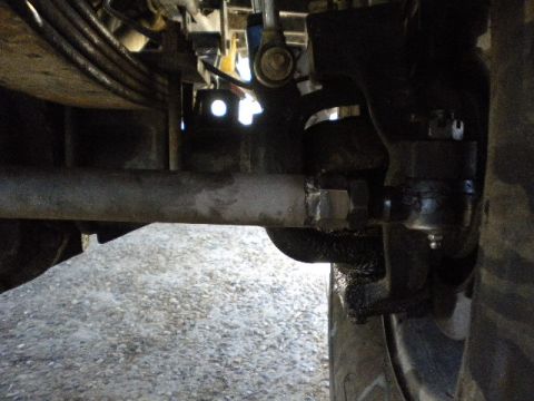 1989 Ford Bronco - Undercarriage view showing steering and suspension components, likely from a truck or SUV.