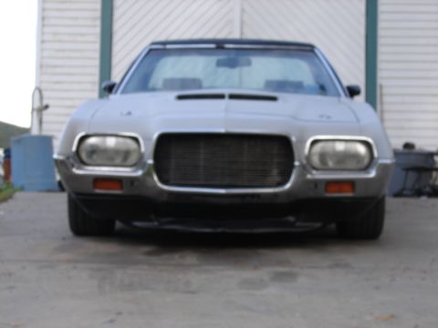 1973 Ford Ranchero - The front grille and headlights suggest a 1972 Ford Ranchero, not a 1973 model.