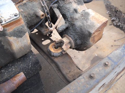1954 Ford F-100 - It appears the NP205 transfercase is quite a bit narrower then the BW-1345 that was in the truck. The transfercase being narrower causes a…