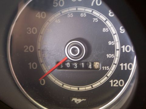 1972 Ford Mustang - 30,314 original miles. This car stil has the original tires on it! (Although they are worn and dry rotted!)