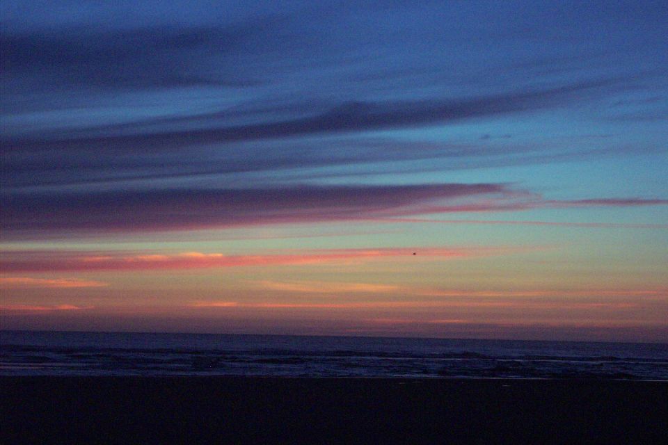 Friday evening sunset at Long Beach. <br>(8/1/2003)