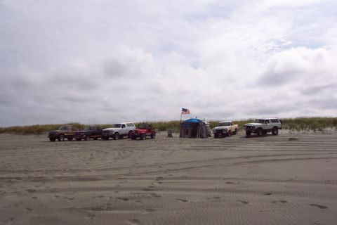 1996 Ford Bronco - At the beach fort. (8/2/2003)