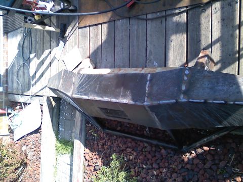 1990 Ford Bronco - A custom-fabricated brushguard is shown, likely for an off-road vehicle.