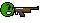 1990 Ford Bronco - A pixelated image shows a green smiley face and a cigarette against a black background.