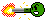 1990 Ford Bronco - A cartoon image depicts a flame emerging from a green key, suggesting a playful or symbolic representation.