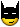 1990 Ford Bronco - This is a digital image of a smiley face icon designed to look like Batman.