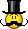 1990 Ford Bronco - This is a graphic of a smiley face character with a top hat and mustache.