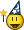 1990 Ford Bronco - A smiley face emoji dressed as a wizard, complete with a hat and wand.