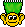 1990 Ford Bronco - A pixelated cartoon troll doll with bright green hair and a yellow face is depicted.