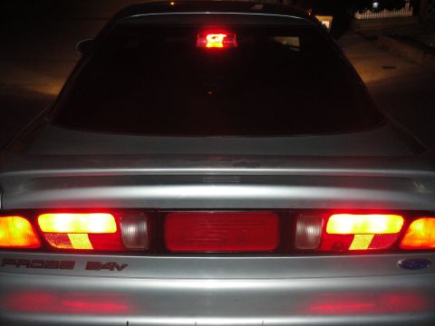 1995 Ford Probe - The new rear end shot with Black Gloss outline & 3rd Brake light with GT.