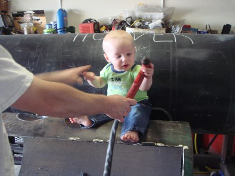 1992 Ford Bronco - Kenny tries daddy's plasma cutter