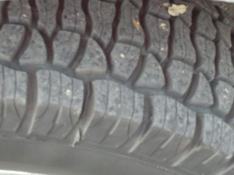 1988 Ford Bronco - Tire tread detail.