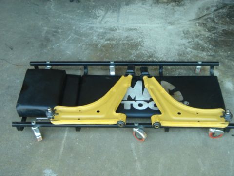 1983 Volkswagen Rabbit - new control arms with ball joints and poly bushings