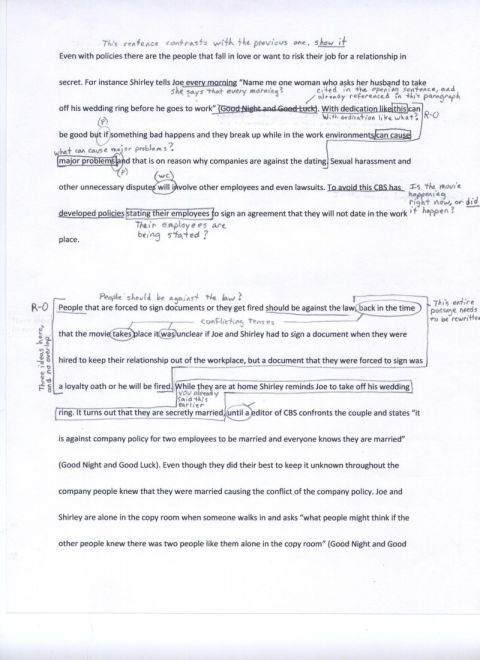1990 Ford Bronco - A document with handwritten notes and text, likely a script or essay draft.