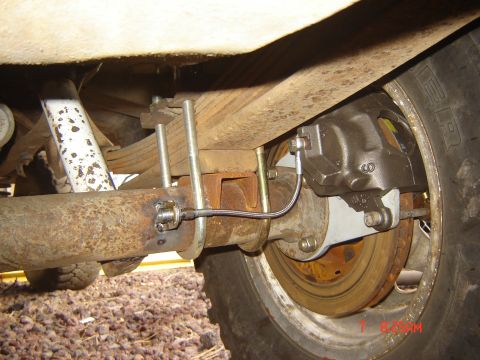 1978 Ford Bronco - rear d60 with disc brake kit