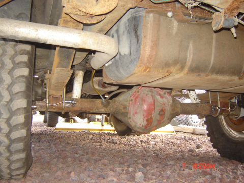 1978 Ford Bronco - rear d60 with disc brake kit