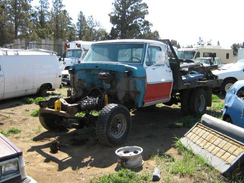 1972 Ford F-250 “Big Red My neighbor calls it  Frankeistein”