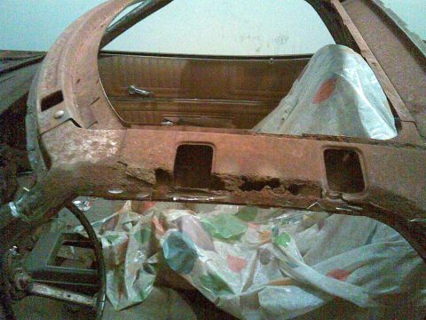 1972 Ford Ranchero - this thing's gonna be a convertible pretty soon