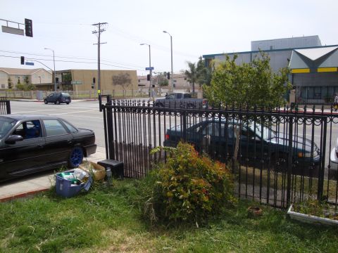 1995 Ford Taurus - A black 1995 Ford Taurus sedan is parked on the side of the road.