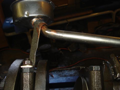 1979 Ford Bronco - This photo shows an engine's oil pan and pickup tube, not a 1979 Ford Bronco.