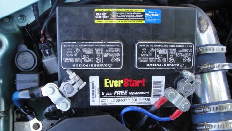 1995 Ford Probe - New battery terminal hook ups.
