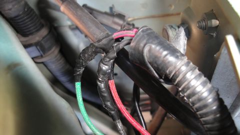 1995 Ford Probe - Just the soder after removing HID plugs & stock plugs for Intergrated.