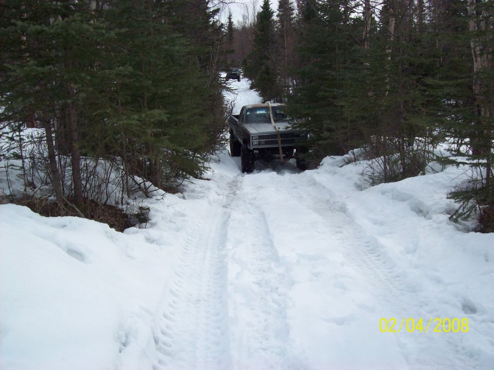 1979 Chevrolet Blazer 3q-front view on snowy trail