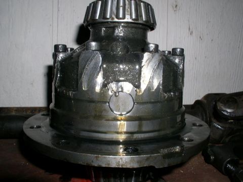 1979 Ford Bronco - This differential carrier appears to be heavily used and possibly damaged, with oil residue visible.