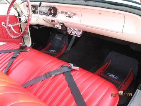 1965 Ford Ranchero - Interior. Now has Red/BlackGrant wheel to match. This view shows gauges/switches PO installed.