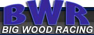 1992 Ford Mustang - Logo with text BWR BIG WOOD RACING.