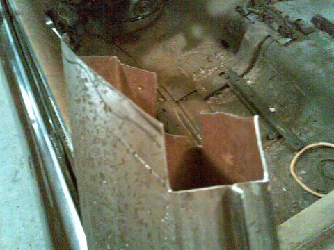 1972 Ford Ranchero - i left some allowance metal to form another factory style lap joint below the one on the new roof because the allowances on the old quarter…