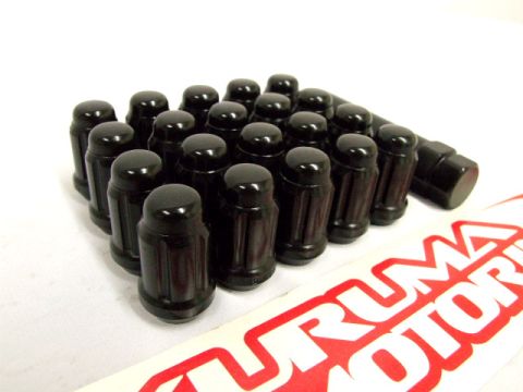 1995 Ford Probe - A collection of black lug nuts is displayed with a prominent "SUPERMOTORS" sticker.