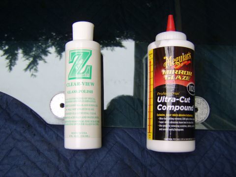 1996 Mercury Grand Marquis - With the glass removed, it's an ideal time to polish it out to remove any water spots/etching. I've used both of these products with good r…