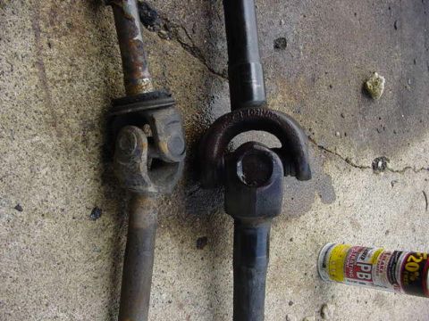 1992 Ford Bronco - solid u joints in the shaft