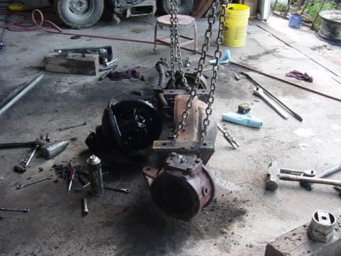1992 Ford Bronco - pretty mucha brae housing after doing that to both sides and removing 3rd member