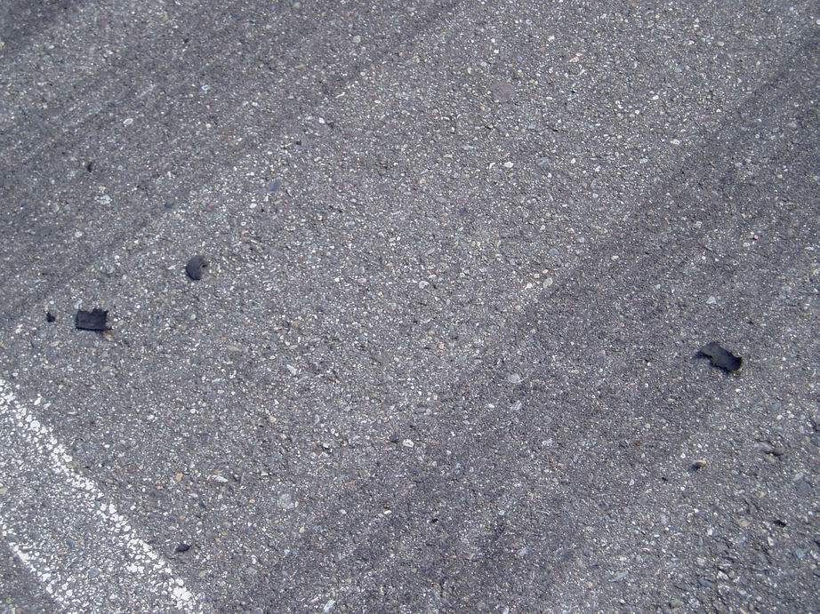chunks of rubber