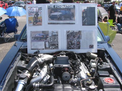 1996 Ford C-350 (Centurion Conversions) - Engine bay display for a 1996 Ford C-350 (Centurion Conversions) articles and photos.