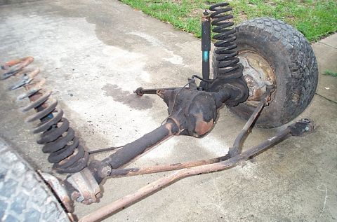 1995 Ford Bronco - 76.5 F150 D44 from the junkyard.
