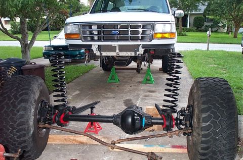 1995 Ford Bronco - This is how I mounted it the first time