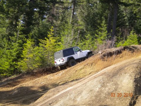 2005 Jeep Wrangler - The initial run with the 35's...