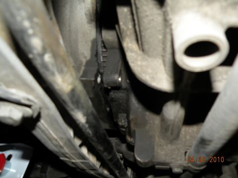 2000 Porsche Carrera - Close-up view of an engine component, with a date stamp of 04.30.2010 visible.