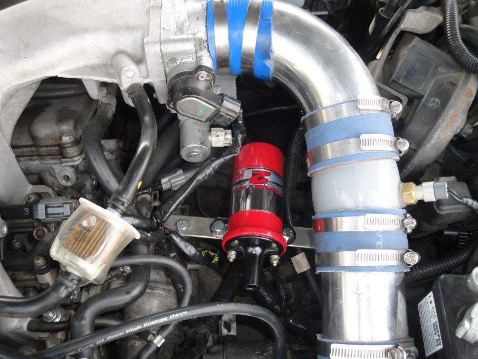 Close look at Custom Bracket for MSD Coil.