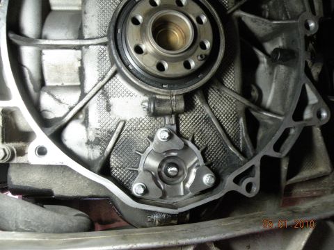 2000 Porsche Carrera - Close-up view of an engine component, possibly related to the IMS system.