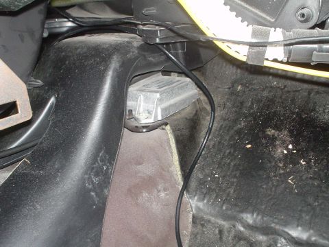 1999 Ford Taurus - This is a picture from the passenger foot well, looking toward the front center of the car, directly below the radio and heater controls. I…